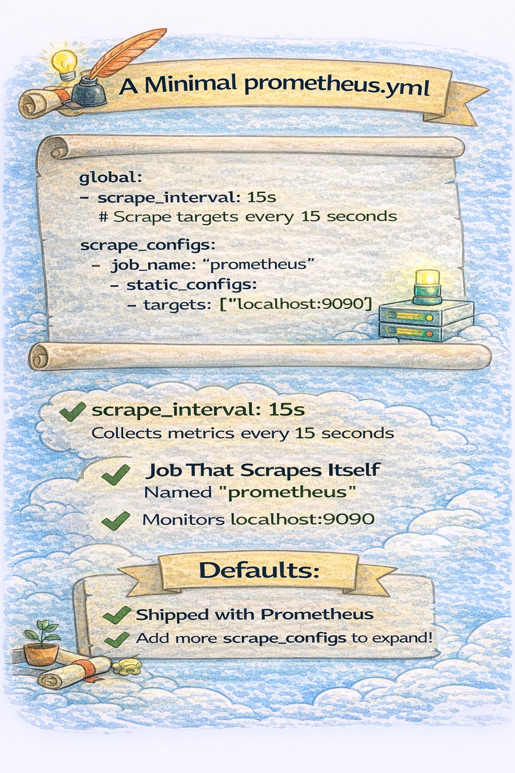 A Minimal prometheus.yml